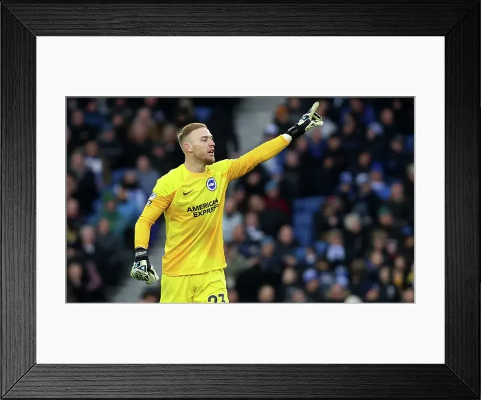 Framed Print : Brighton & Hove Albion vs. West Ham United: Jason Steele's Focused Performance (04MAR23) Framed Print : Brighton & Hove Albion vs. West Ham United: Jason Steele's Focused Performance (04MAR23)