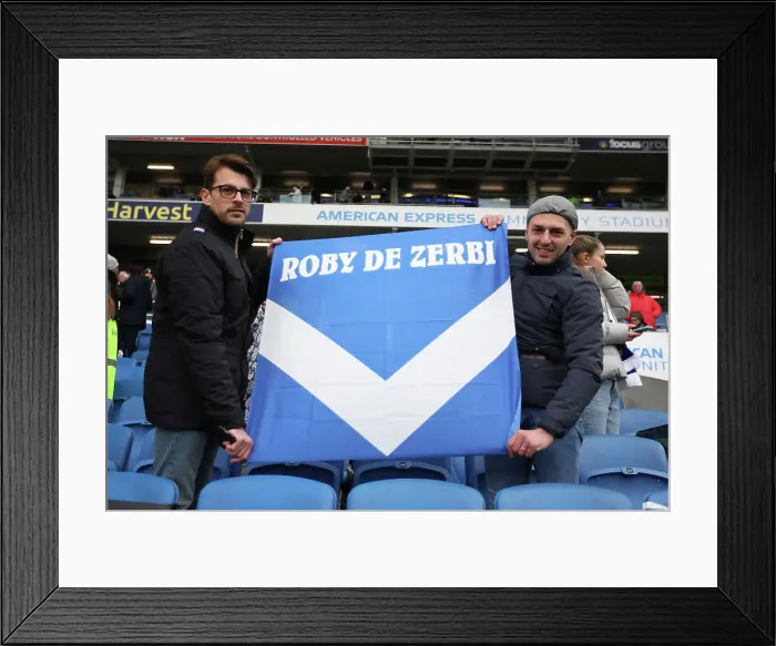 Framed Print : Intense Premier League Clash: Brighton & Hove Albion vs. West Ham United (04MAR23) Framed Print : Intense Premier League Clash: Brighton & Hove Albion vs. West Ham United (04MAR23)