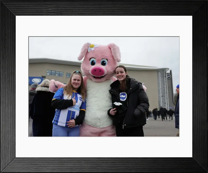 Framed Print : Intense Premier League Showdown: Brighton & Hove Albion vs. West Ham United (04MAR23)