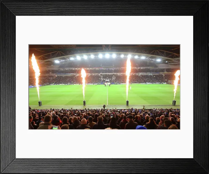 Framed Print : Pyrotechnics Spectacle: Brighton and Hove Albion vs. Crystal Palace, Premier League 2022 / 23 Framed Print : Pyrotechnics Spectacle: Brighton and Hove Albion vs. Crystal Palace, Premier League 2022 / 23