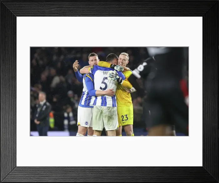 Framed Print : Brighton and Hove Albion: Triumphant Celebration Against Crystal Palace (15MAR23) Framed Print : Brighton and Hove Albion: Triumphant Celebration Against Crystal Palace (15MAR23)