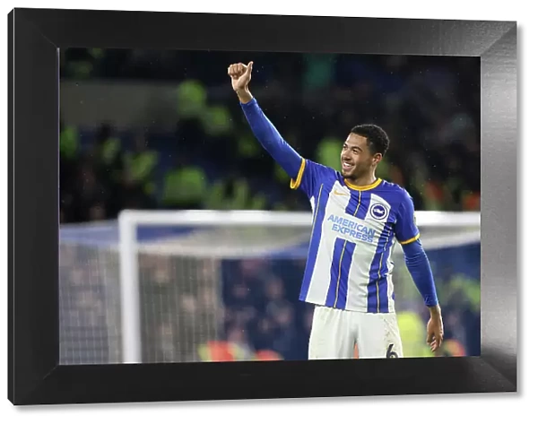 Brighton & Hove Albion's Thrilling Victory Over Crystal Palace: Levi Colwill's Euphoric Moment at the Final Whistle (15MAR23)