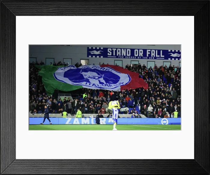 Framed Print : Intense Premier League Rivalry: Brighton & Hove Albion vs. Crystal Palace (15MAR23) Framed Print : Intense Premier League Rivalry: Brighton & Hove Albion vs. Crystal Palace (15MAR23)