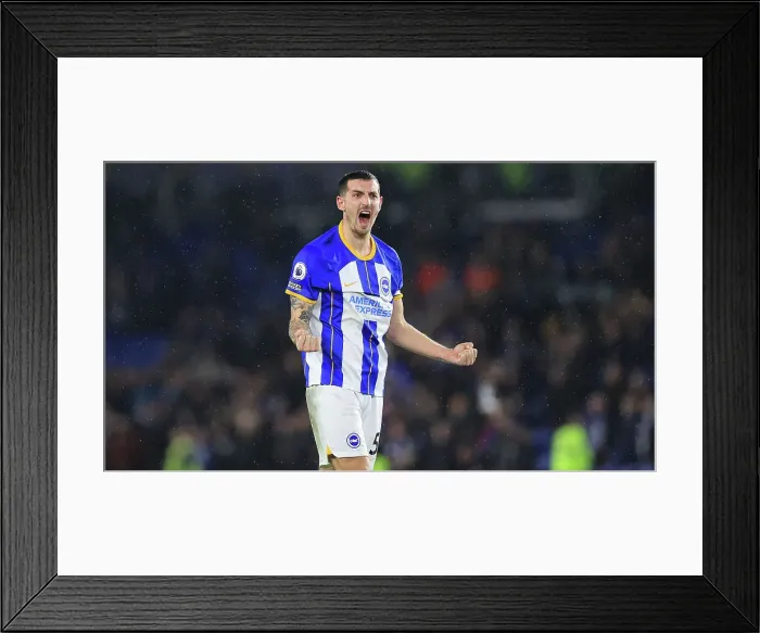 Framed Print : Intense Premier League Rivalry: Brighton vs. Crystal Palace (15MAR23)