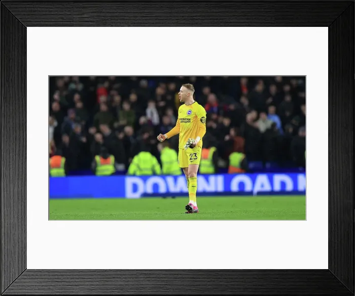 Framed Print : Intense Premier League Rivalry: Brighton vs. Crystal Palace (15MAR23)