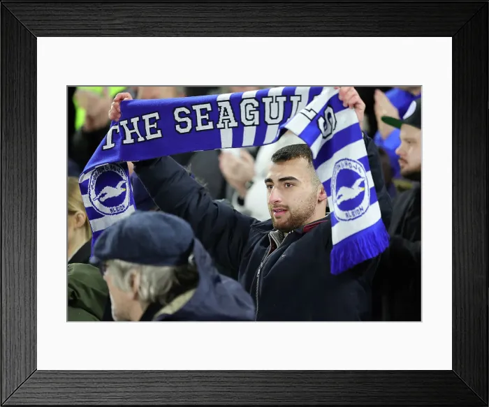 Framed Print : Intense Premier League Rivalry: Brighton & Hove Albion vs. Crystal Palace (15MAR23) Framed Print : Intense Premier League Rivalry: Brighton & Hove Albion vs. Crystal Palace (15MAR23)