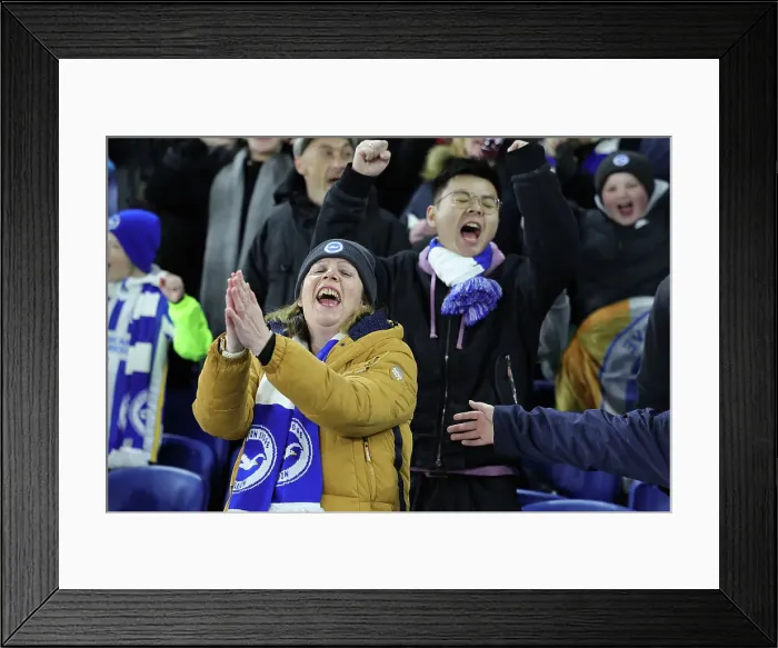 Framed Print : Intense Premier League Rivalry: Brighton & Hove Albion vs. Crystal Palace (15MAR23) Framed Print : Intense Premier League Rivalry: Brighton & Hove Albion vs. Crystal Palace (15MAR23)