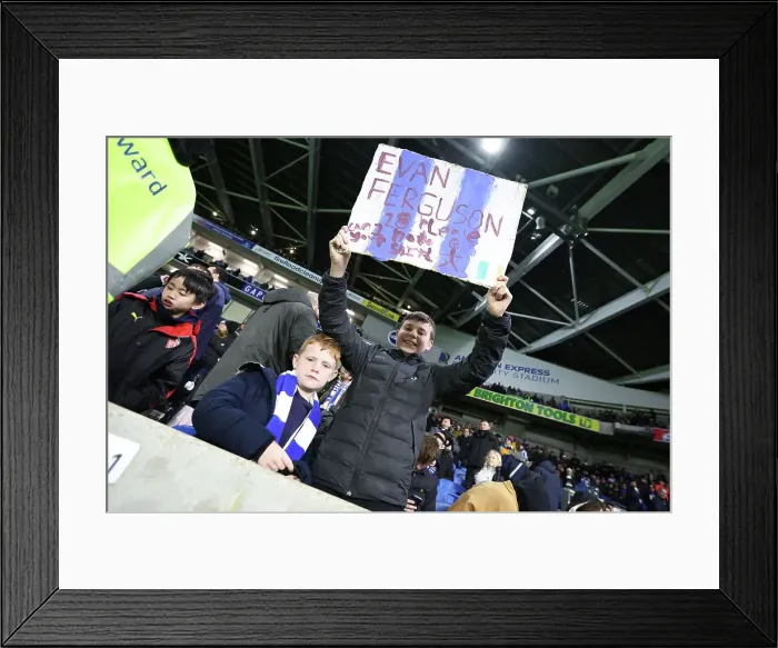 Framed Print : Intense Premier League Rivalry: Brighton vs. Crystal Palace (15MAR23)