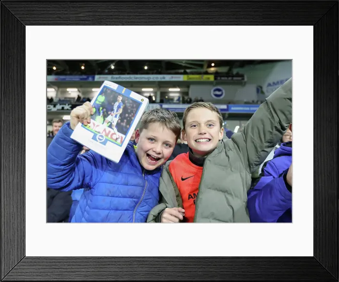 Framed Print : Brighton and Hove Albion vs. Crystal Palace: Intense Premier League Clash at American Express Community Stadium (15MAR23)