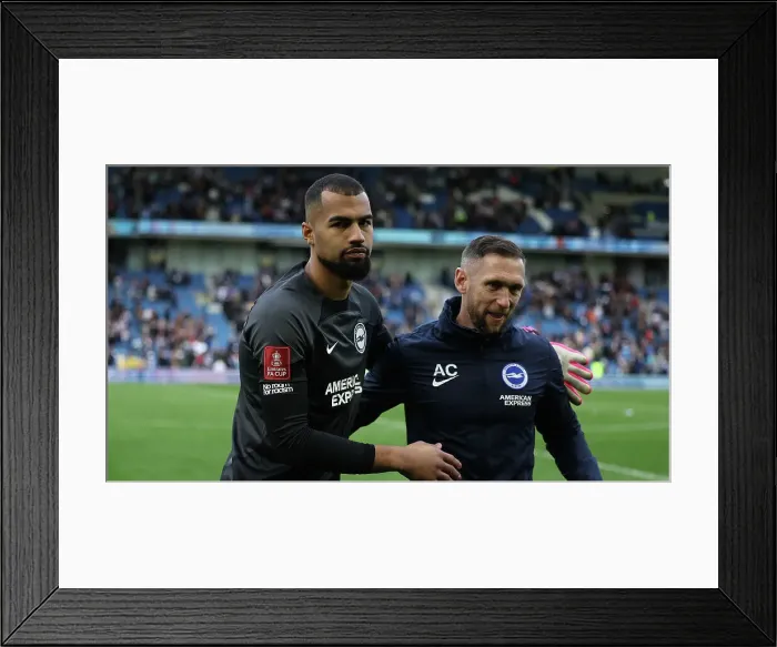 Framed Print : Brighton & Hove Albion vs. Grimsby Town: FA Cup Quarter-Final Battle at American Express Community Stadium (19MAR23)