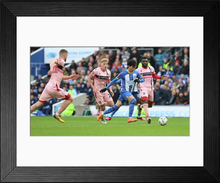 Framed Print : FA Cup Quarter-Final Showdown: Brighton & Hove Albion vs. Grimsby Town (19MAR23) Framed Print : FA Cup Quarter-Final Showdown: Brighton & Hove Albion vs. Grimsby Town (19MAR23)