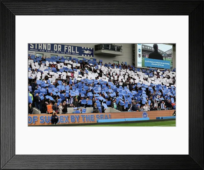 Framed Print : FA Cup Quarter-Final Showdown: Brighton & Hove Albion vs. Grimsby Town (19MAR23)