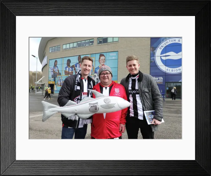 Framed Print : FA Cup Quarter-Final Showdown: Brighton and Hove Albion vs. Grimsby Town at American Express Community Stadium (19MAR23) Framed Print : FA Cup Quarter-Final Showdown: Brighton and Hove Albion vs. Grimsby Town at American Express Community Stadium (19MAR23)