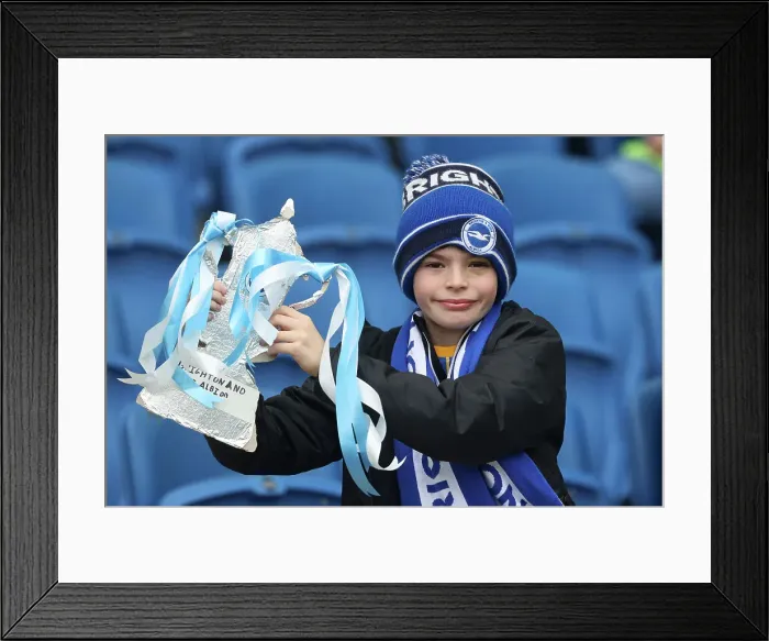 Framed Print : FA Cup Quarter-Final Showdown: Brighton & Hove Albion vs. Grimsby Town (19MAR23) Framed Print : FA Cup Quarter-Final Showdown: Brighton & Hove Albion vs. Grimsby Town (19MAR23)