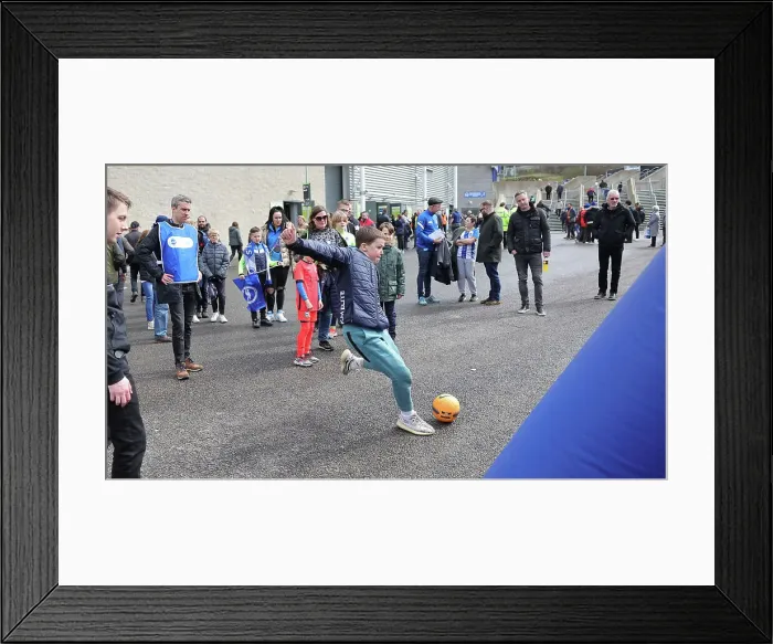 Framed Print : Intense Premier League Showdown: Brighton & Hove Albion vs. Brentford (01APR23)