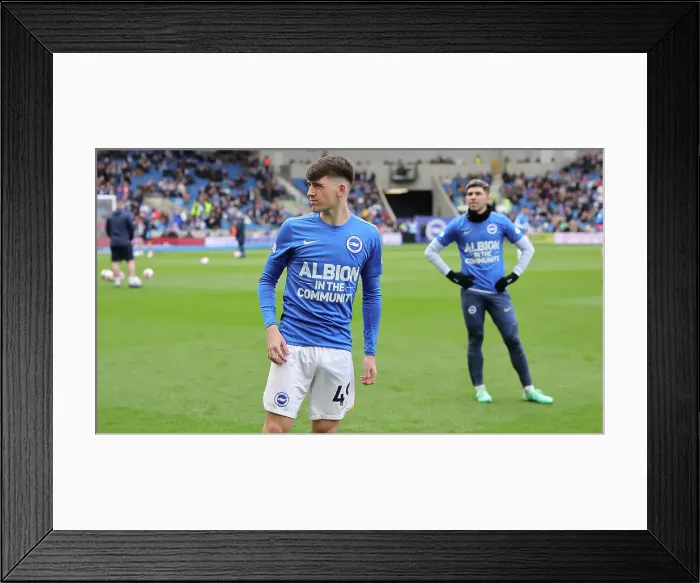 Framed Print : Intense Premier League Showdown: Brighton & Hove Albion vs. Brentford (01APR23) Framed Print : Intense Premier League Showdown: Brighton & Hove Albion vs. Brentford (01APR23)