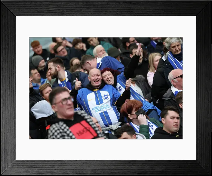Framed Print : Intense Premier League Clash: Brighton & Hove Albion vs. Brentford (01APR23) Framed Print : Intense Premier League Clash: Brighton & Hove Albion vs. Brentford (01APR23)