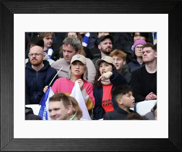 Framed Print : Intense Premier League Showdown: Brighton & Hove Albion vs. Brentford (01APR23)