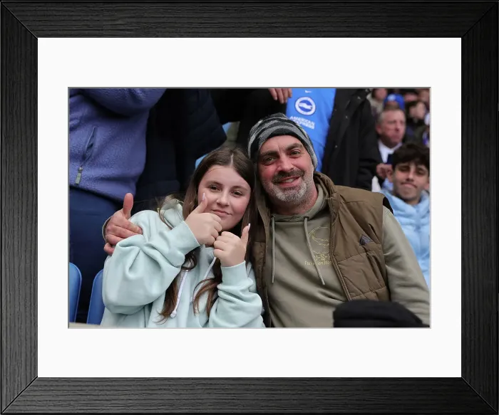 Framed Print : Intense Premier League Clash: Brighton & Hove Albion vs. Brentford (01APR23) Framed Print : Intense Premier League Clash: Brighton & Hove Albion vs. Brentford (01APR23)