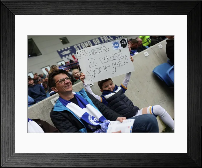 Framed Print : Intense Premier League Clash: Brighton & Hove Albion vs. Brentford (01APR23) Framed Print : Intense Premier League Clash: Brighton & Hove Albion vs. Brentford (01APR23)