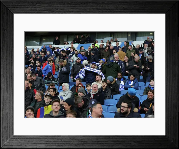 Framed Print : Intense Premier League Clash: Brighton & Hove Albion vs. Brentford (01APR23) Framed Print : Intense Premier League Clash: Brighton & Hove Albion vs. Brentford (01APR23)