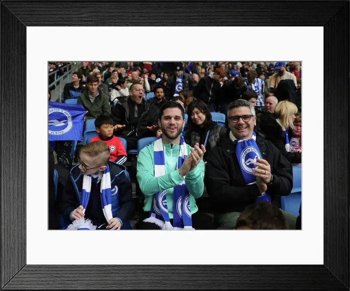 Framed Print : Intense Premier League Clash: Brighton & Hove Albion vs. Brentford (01APR23) Framed Print : Intense Premier League Clash: Brighton & Hove Albion vs. Brentford (01APR23)