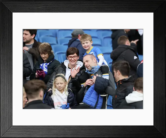 Framed Print : Intense Premier League Showdown: Brighton & Hove Albion vs. Brentford (01APR23)
