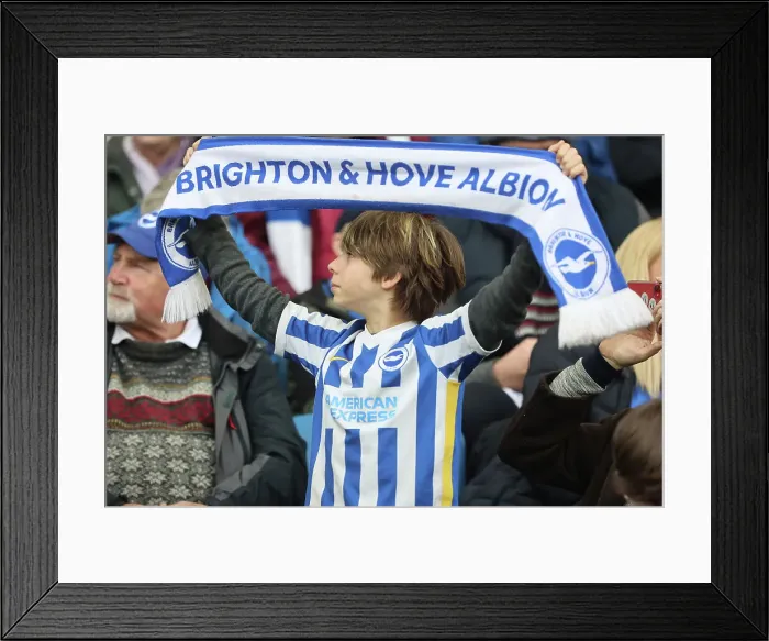 Framed Print : Intense Premier League Showdown: Brighton & Hove Albion vs. Brentford (01APR23)