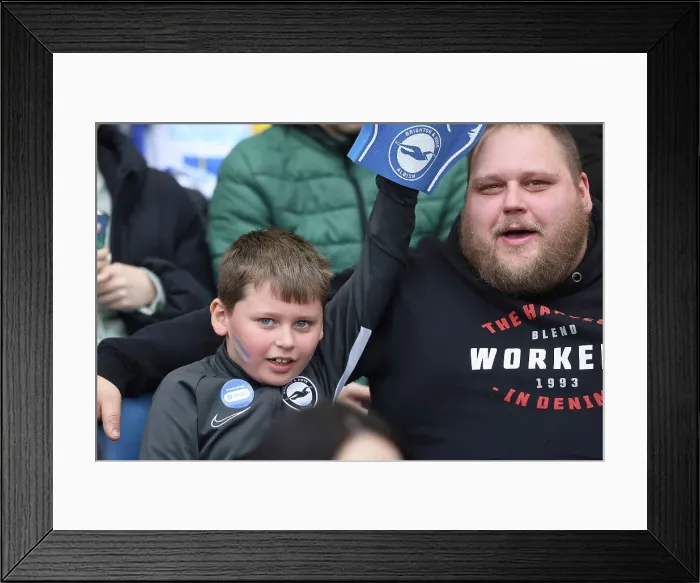 Framed Print : Intense Premier League Clash: Brighton & Hove Albion vs. Brentford (01APR23) Framed Print : Intense Premier League Clash: Brighton & Hove Albion vs. Brentford (01APR23)