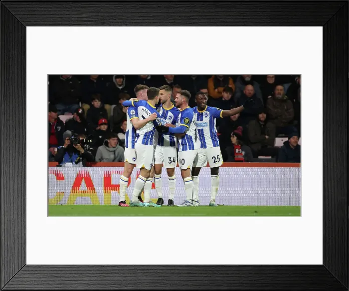 Framed Print : Brighton's Midfield Trio in Action: March, Mac Allister, and Caicedo vs. AFC Bournemouth (04APR23) Framed Print : Brighton's Midfield Trio in Action: March, Mac Allister, and Caicedo vs. AFC Bournemouth (04APR23)