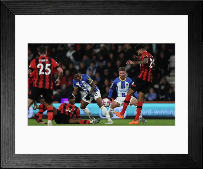 Framed Print : Intense Premier League Showdown: Brighton and Hove Albion vs AFC Bournemouth (04APR23) Framed Print : Intense Premier League Showdown: Brighton and Hove Albion vs AFC Bournemouth (04APR23)