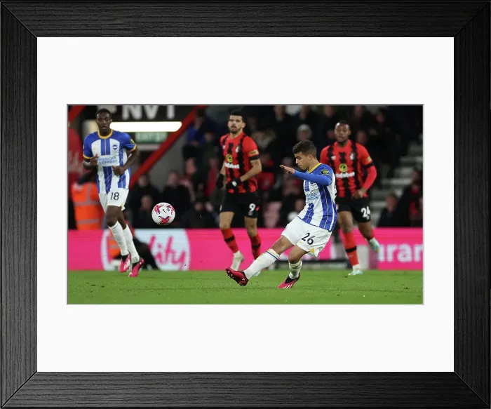 Framed Print : Intense Premier League Clash: Bournemouth vs. Brighton (04APR23) Framed Print : Intense Premier League Clash: Bournemouth vs. Brighton (04APR23)