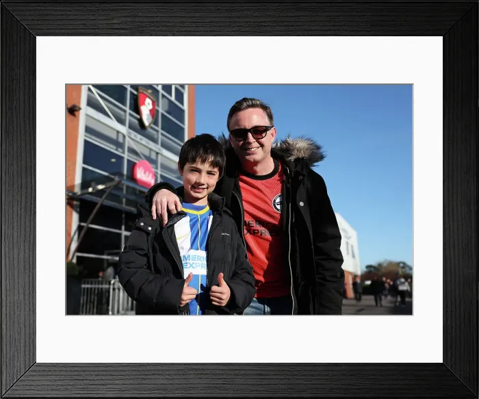 Framed Print : Intense Premier League Clash: Bournemouth vs. Brighton (04APR23)