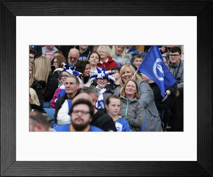 Framed Print : Brighton & Hove Albion FC: Open Training Session at American Express Community Stadium (April 11, 2023)