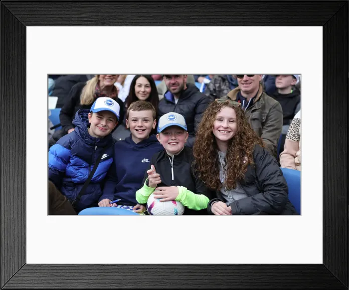 Framed Print : Brighton & Hove Albion FC: Open Training at American Express Community Stadium - 11 April 2023 Framed Print : Brighton & Hove Albion FC: Open Training at American Express Community Stadium - 11 April 2023