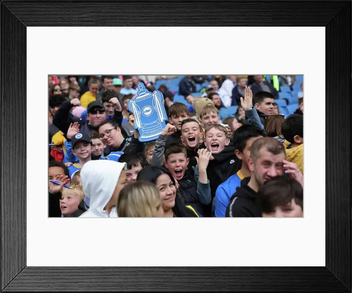 Framed Print : Open Training Session: Brighton & Hove Albion FC at American Express Community Stadium (April 11, 2023) Framed Print : Open Training Session: Brighton & Hove Albion FC at American Express Community Stadium (April 11, 2023)