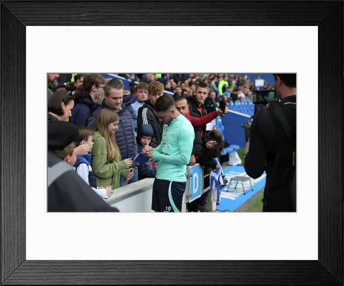 Framed Print : Open Training Session: Brighton & Hove Albion FC at American Express Community Stadium (April 11, 2023) Framed Print : Open Training Session: Brighton & Hove Albion FC at American Express Community Stadium (April 11, 2023)