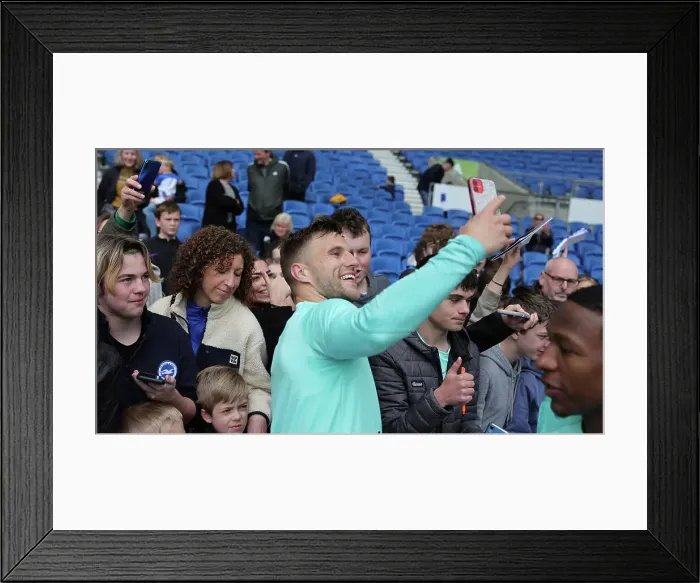 Framed Print : Brighton & Hove Albion FC: Open Training at American Express Community Stadium (April 11, 2023) Framed Print : Brighton & Hove Albion FC: Open Training at American Express Community Stadium (April 11, 2023)