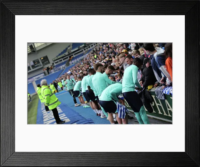 Framed Print : Open Training Session: Brighton & Hove Albion FC at American Express Community Stadium (April 11, 2023) Framed Print : Open Training Session: Brighton & Hove Albion FC at American Express Community Stadium (April 11, 2023)