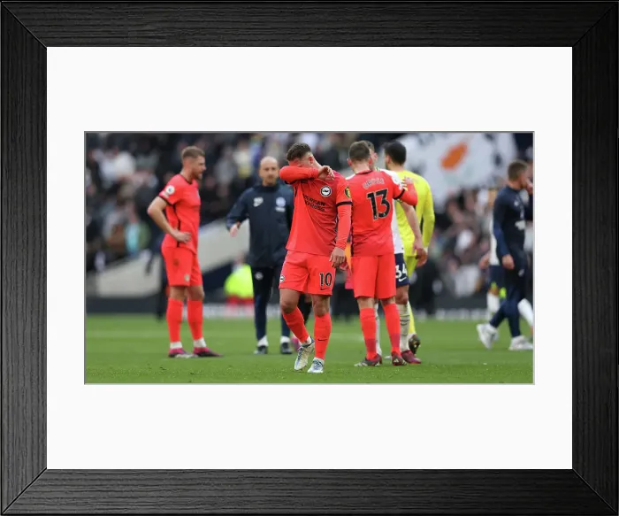 Framed Print : Intense Premier League Clash: Tottenham vs. Brighton (08APR23) Framed Print : Intense Premier League Clash: Tottenham vs. Brighton (08APR23)