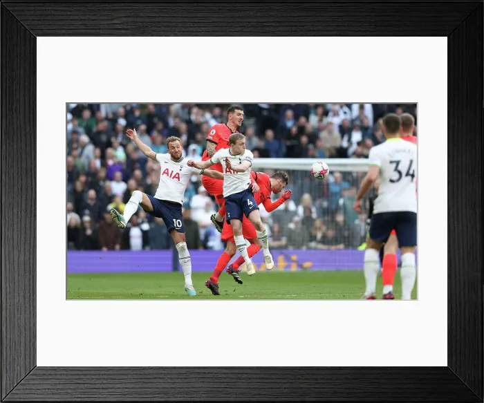 Framed Print : Intense Premier League Clash: Tottenham vs. Brighton (08APR23) Framed Print : Intense Premier League Clash: Tottenham vs. Brighton (08APR23)