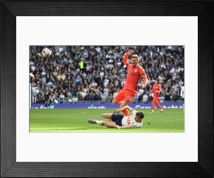 Framed Print : Intense Premier League Clash: Tottenham vs. Brighton (08APR23) Framed Print : Intense Premier League Clash: Tottenham vs. Brighton (08APR23)