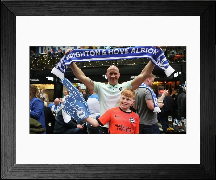 Framed Print : FA Cup Semi-Final Showdown: Brighton and Hove Albion vs Manchester United at Wembley Stadium (23rd April 2023) Framed Print : FA Cup Semi-Final Showdown: Brighton and Hove Albion vs Manchester United at Wembley Stadium (23rd April 2023)