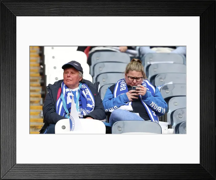 Framed Print : FA Cup Semi-Final Showdown: Brighton & Hove Albion vs Manchester United at Wembley Stadium (23APR23) Framed Print : FA Cup Semi-Final Showdown: Brighton & Hove Albion vs Manchester United at Wembley Stadium (23APR23)