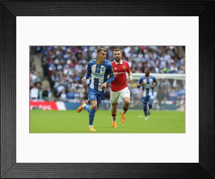 Framed Print : FA Cup Semi-Final Showdown: Brighton & Hove Albion vs Manchester United at Wembley Stadium (23APR23) Framed Print : FA Cup Semi-Final Showdown: Brighton & Hove Albion vs Manchester United at Wembley Stadium (23APR23)