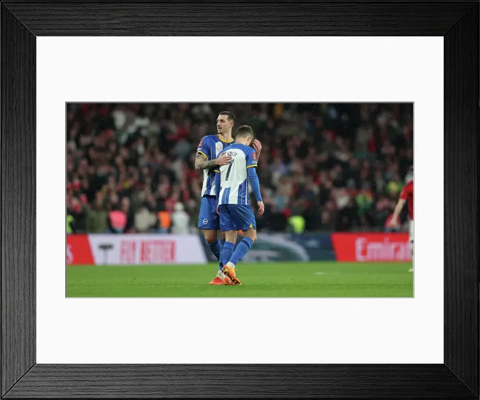 Framed Print : Brighton and Hove Albion vs Manchester United: FA Cup Semi-Final Showdown at Wembley Stadium (23APR23) Framed Print : Brighton and Hove Albion vs Manchester United: FA Cup Semi-Final Showdown at Wembley Stadium (23APR23)