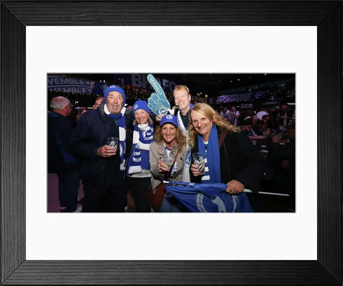 Framed Print : FA Cup Semi-Final Showdown: Brighton & Hove Albion vs Manchester United at Wembley (23APR23) Framed Print : FA Cup Semi-Final Showdown: Brighton & Hove Albion vs Manchester United at Wembley (23APR23)