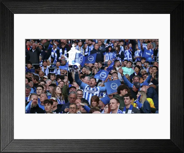 Framed Print : Sea of Albion: Brighton and Hove Fans at FA Cup Semi-Final vs Manchester United (23APR23) Framed Print : Sea of Albion: Brighton and Hove Fans at FA Cup Semi-Final vs Manchester United (23APR23)