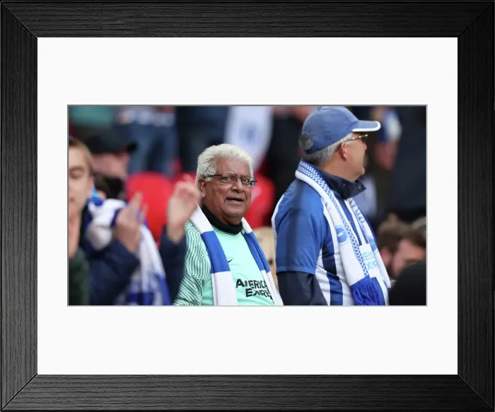 Framed Print : Sea of Albion: FA Cup Semi-Final Showdown vs Manchester United (23APR23) Framed Print : Sea of Albion: FA Cup Semi-Final Showdown vs Manchester United (23APR23)