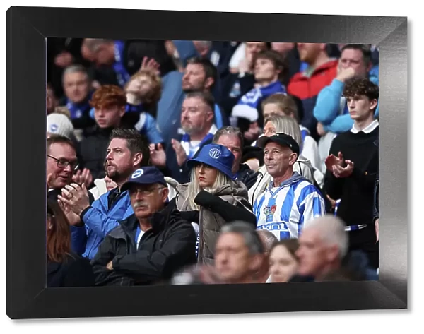 Electric Seaside Atmosphere: Brighton and Hove Albion Fans at FA Cup Semi-Final vs Manchester United (23APR23)